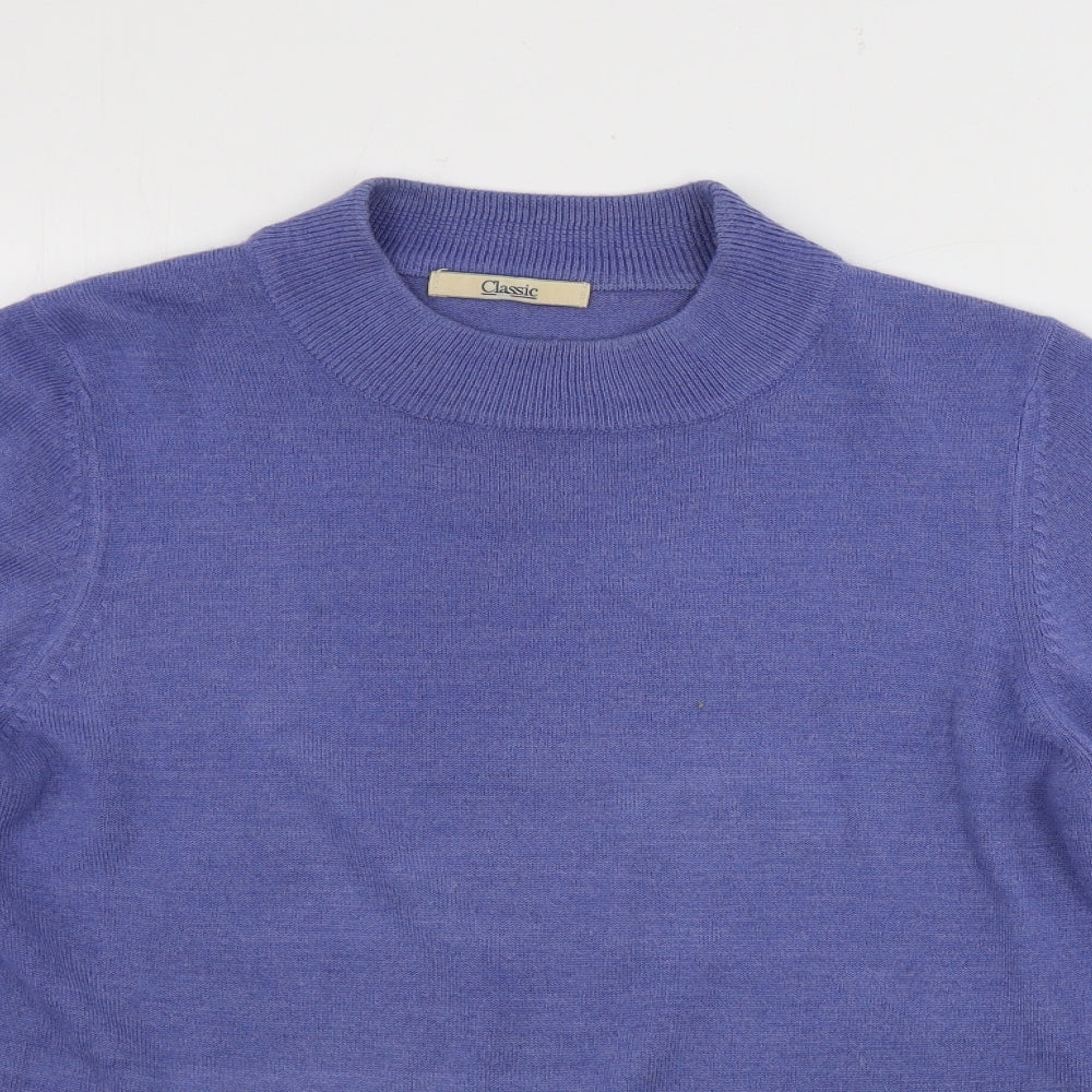 Womens UK Size 8 Marks and Spencer Blue Pullover Jumper