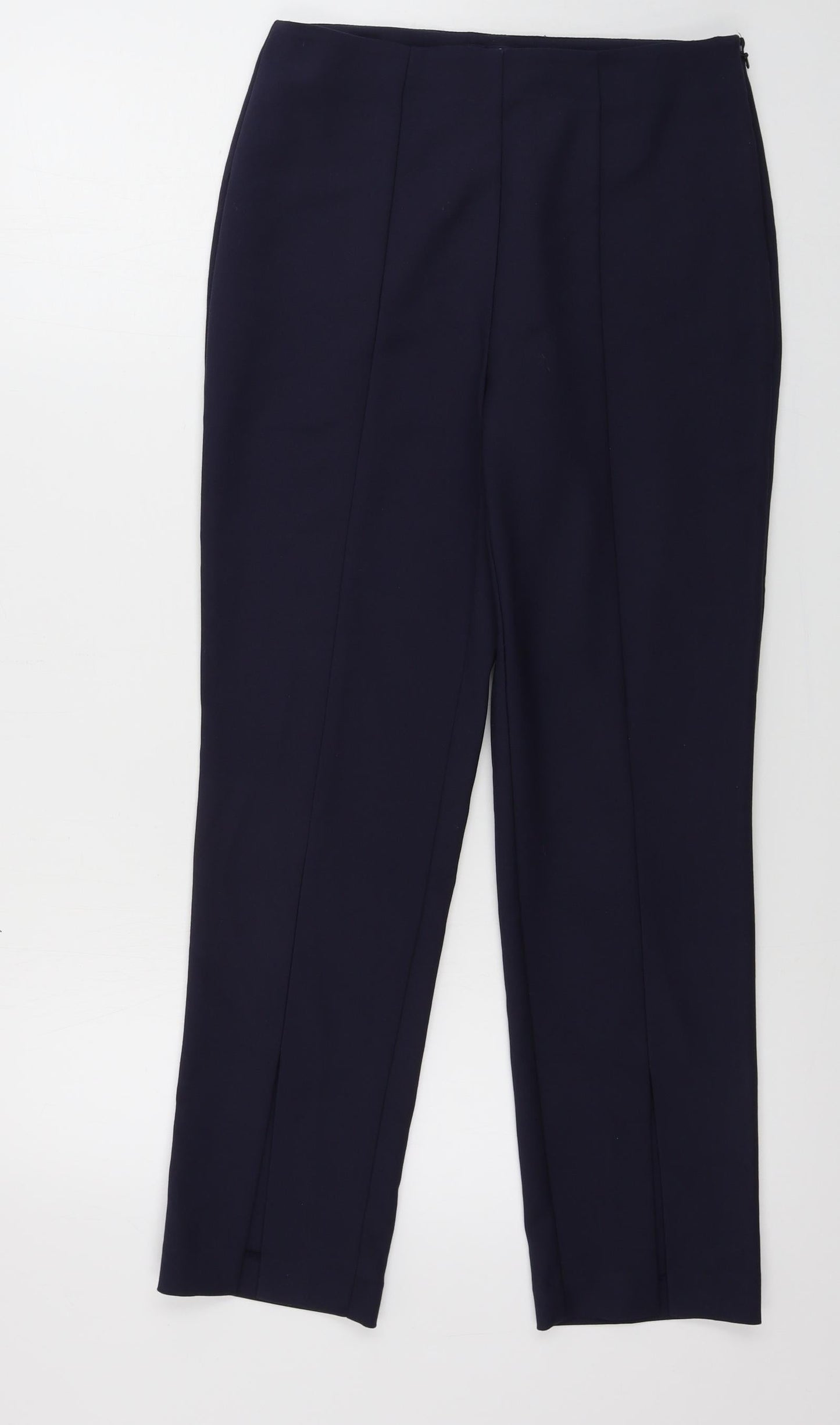 Womens UK Size 8 Marks and Spencer Regular Fit  Blue Trousers