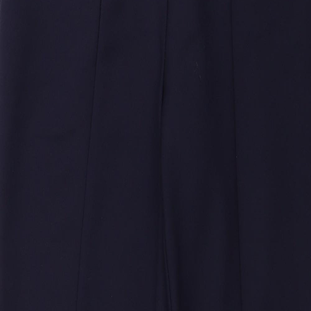 Womens UK Size 8 Marks and Spencer Regular Fit  Blue Trousers