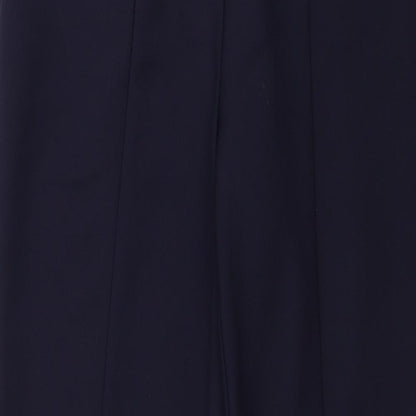 Womens UK Size 8 Marks and Spencer Regular Fit  Blue Trousers