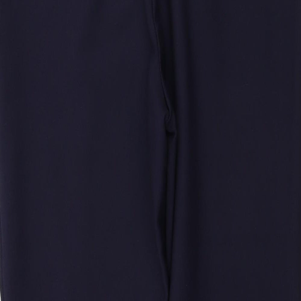 Womens UK Size 8 Marks and Spencer Regular Fit  Blue Trousers