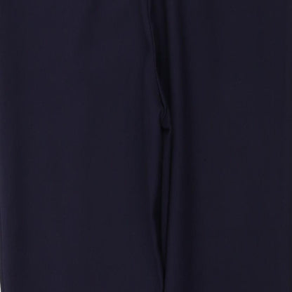 Womens UK Size 8 Marks and Spencer Regular Fit  Blue Trousers