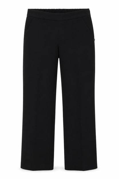 Front view of Marks & Spencer women’s black trousers, size UK 6, 26-inch leg