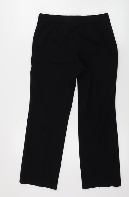 Womens UK Size 6 Marks and Spencer Regular Fit  Black Trousers