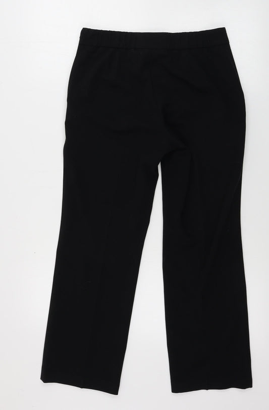 Womens UK Size 6 Marks and Spencer Regular Fit  Black Trousers
