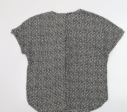 Womens UK Size L Max Studio White Basic Blouse