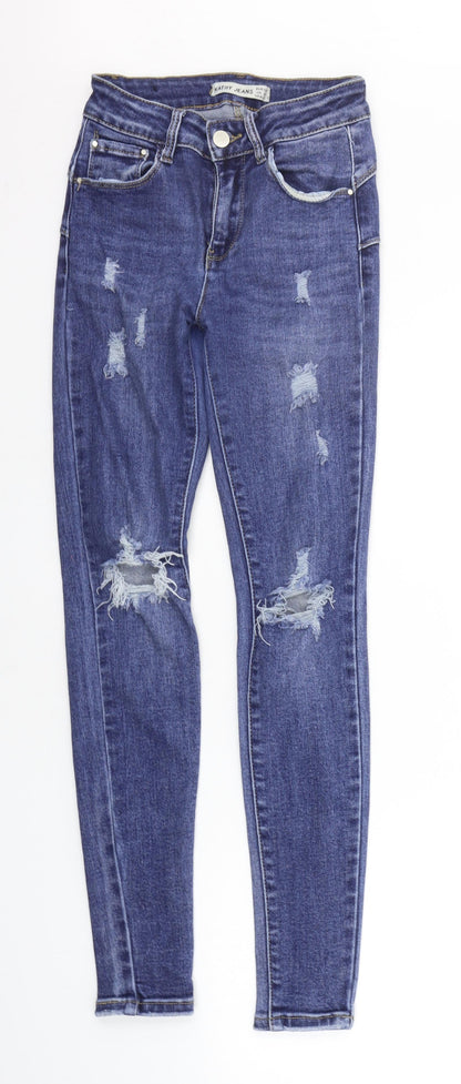 kathy jeans Womens Blue   Skinny Jeans Size 6 L28 in