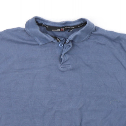 Colin Montgomerie Mens Blue    Polo Size L