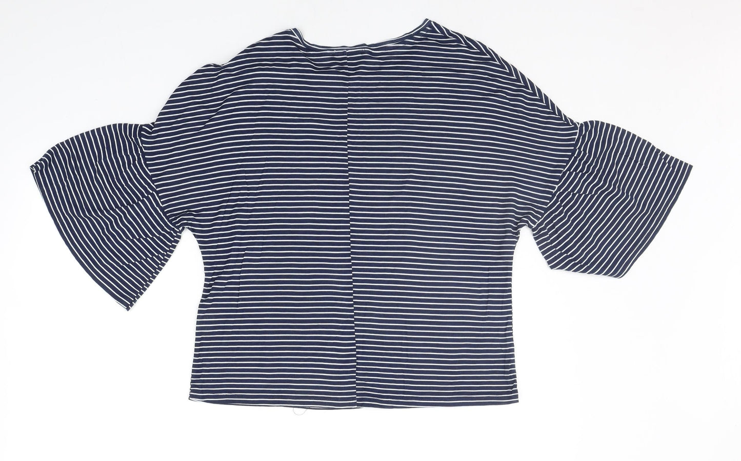 Womens UK Size 10 Atmosphere Blue Basic T-Shirt