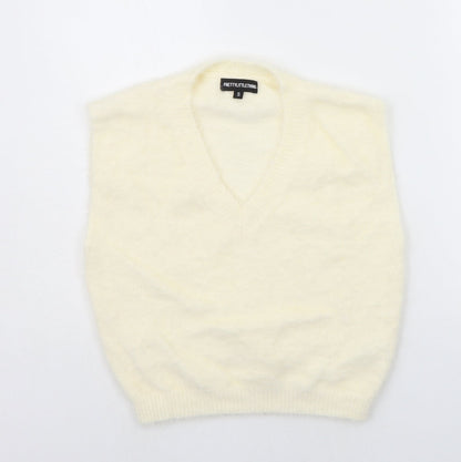Womens UK Size S PRETTYLITTLETHING Beige Pullover Jumper