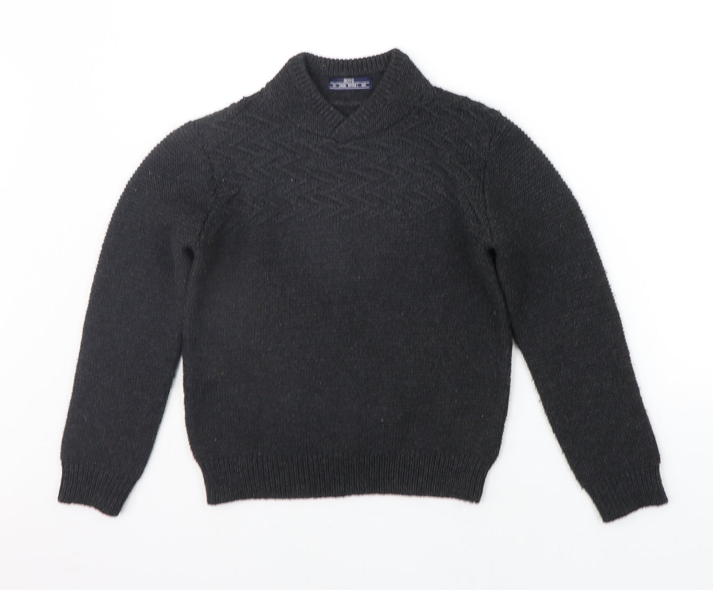 Matalan Boys Grey   Pullover Jumper Size 9 Years