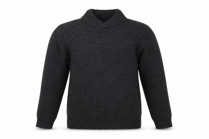 Front view of Matalan boys’ grey jumper, size 9, years
