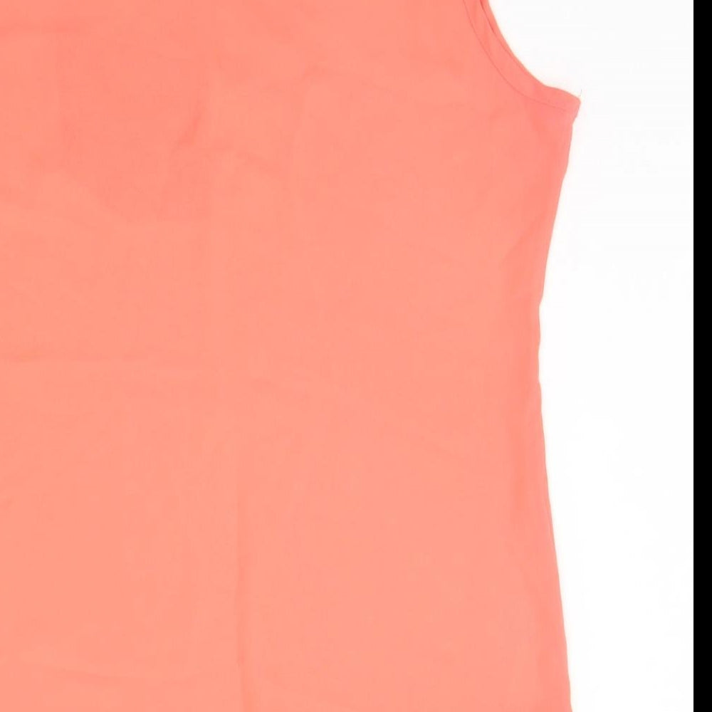 Womens UK Size 12 Select Orange Basic Tank