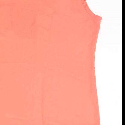Womens UK Size 12 Select Orange Basic Tank
