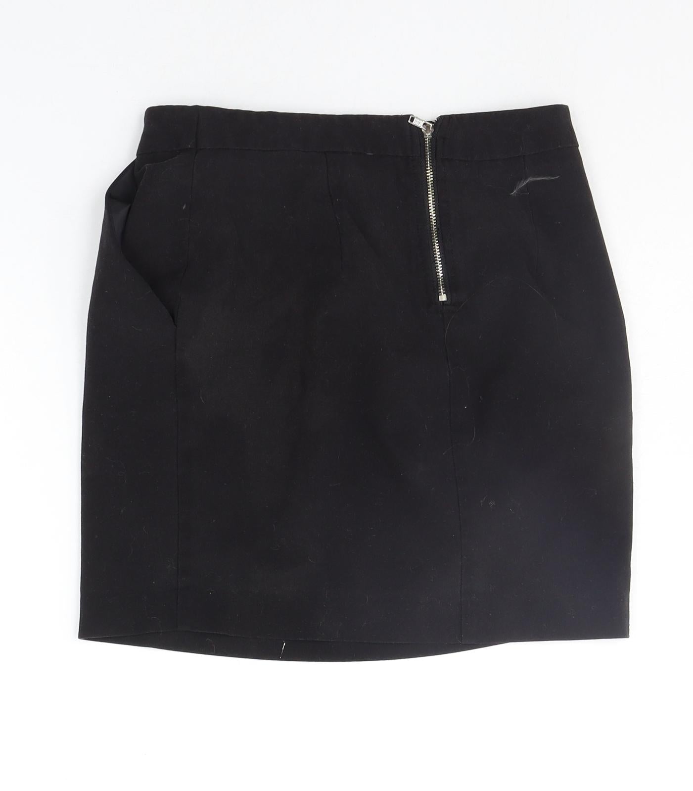 New Look Girls Black   A-Line Skirt Size 12 Years