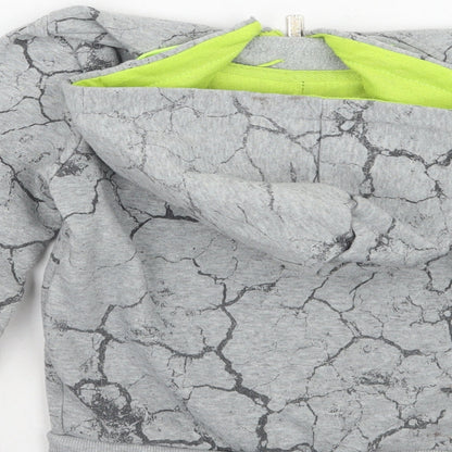 Chika chika Girls Grey Geometric  Jacket Coat Size 6 Years