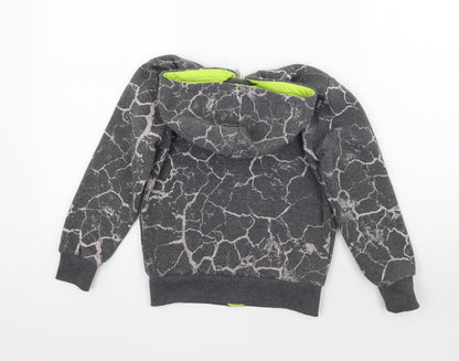 Chika chika Boys Grey Geometric  Jacket Coat Size 8 Years
