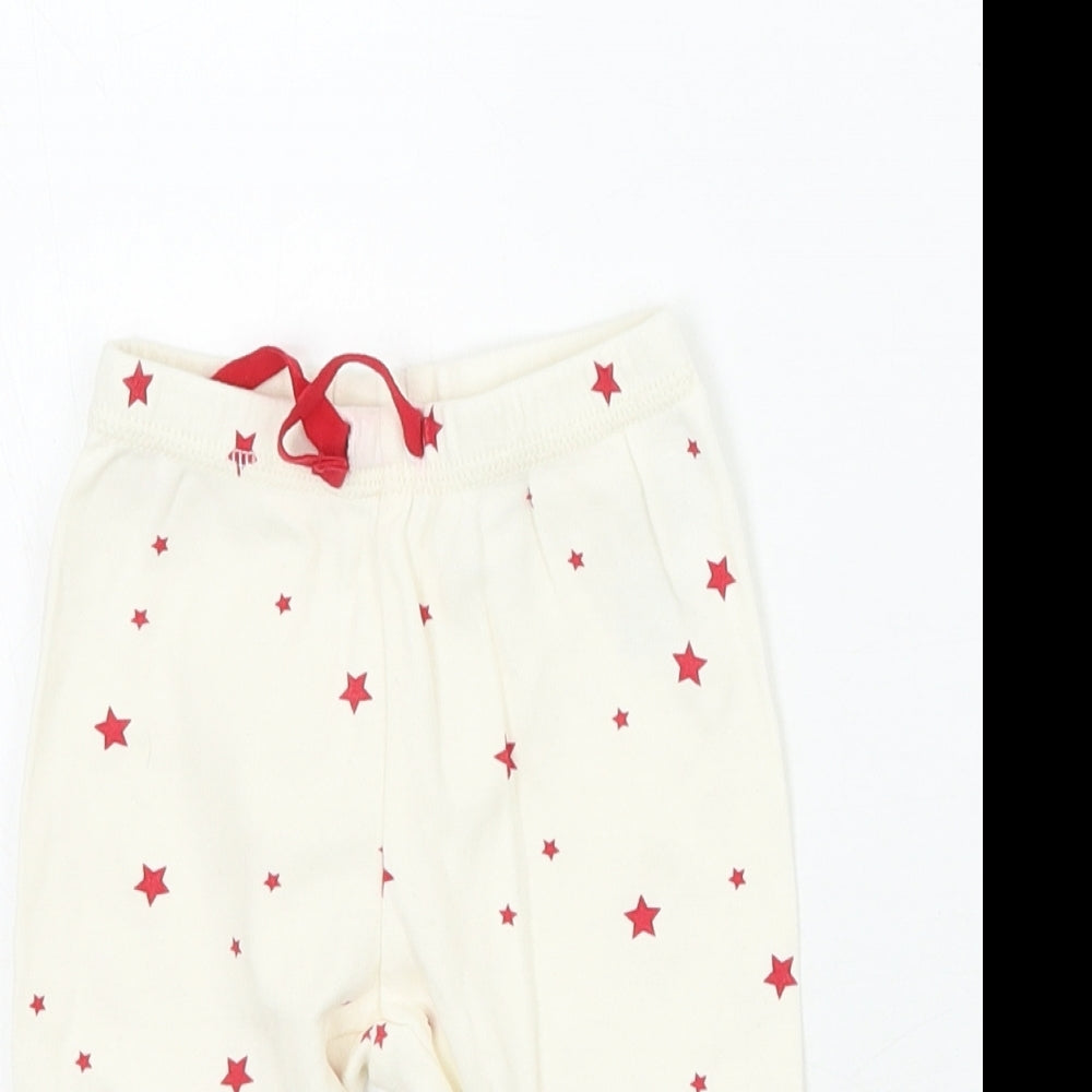 Gap Baby Ivory Geometric  Sweatpants Trousers Size 0-3 Months