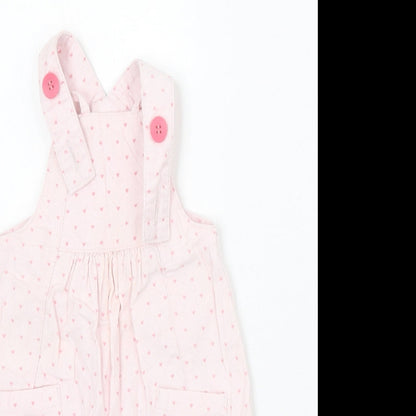 NEXT Girls Pink Geometric  Babygrow One-Piece Size 0-3 Months