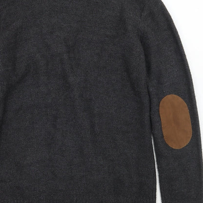 Sao Paulo Womens Grey   Cardigan Jumper Size M