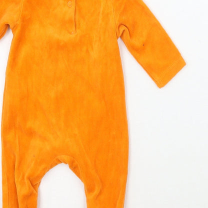 Hallow Scream Baby Orange   Babygrow One-Piece Size 0-3 Months
