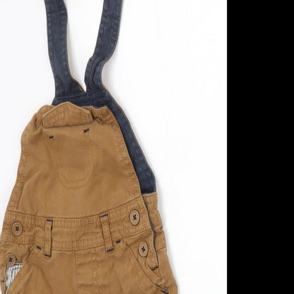 NEXT Boys Brown   Dungaree One-Piece Size 0-3 Months
