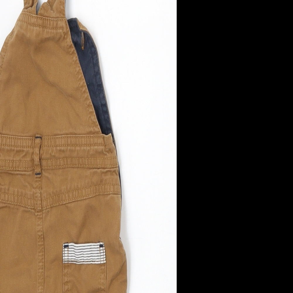 NEXT Boys Brown   Dungaree One-Piece Size 0-3 Months