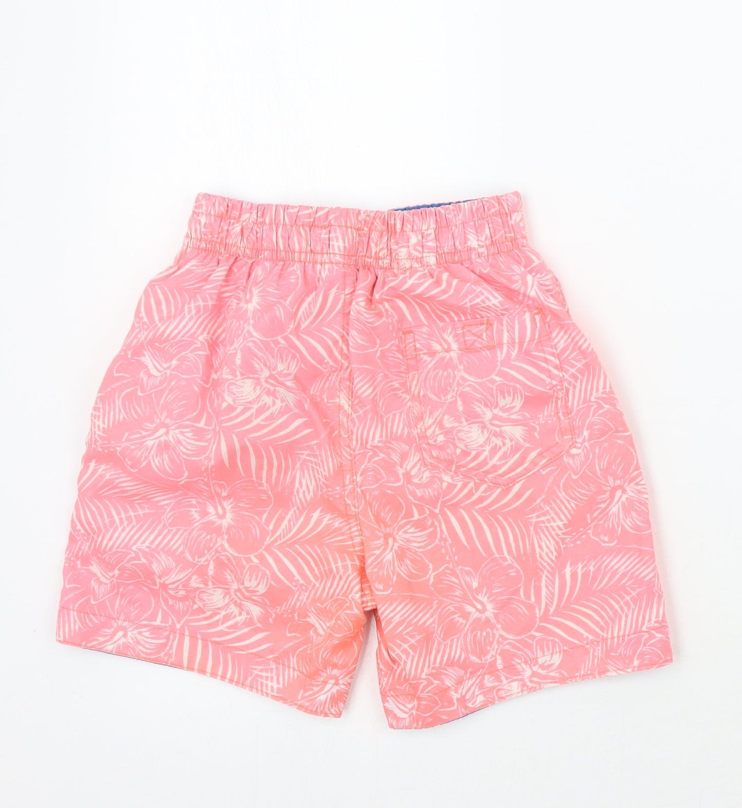 Primark Boys Pink Floral  Bermuda Shorts Size 7-8 Years