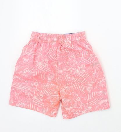 Primark Boys Pink Floral  Bermuda Shorts Size 7-8 Years