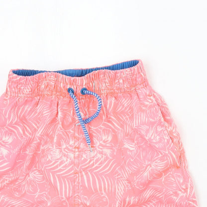 Primark Boys Pink Floral  Bermuda Shorts Size 7-8 Years