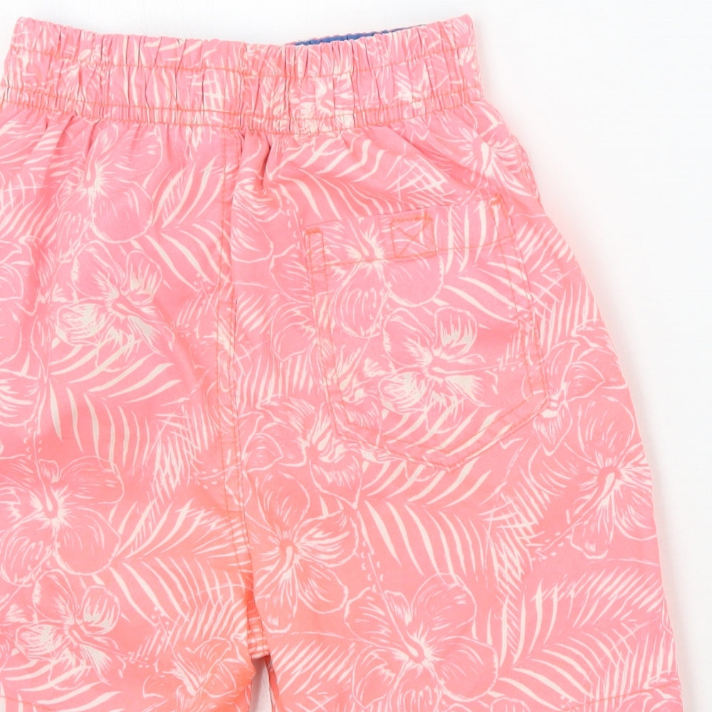 Primark Boys Pink Floral  Bermuda Shorts Size 7-8 Years