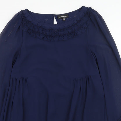Warehouse Womens Blue   A-Line  Size 12