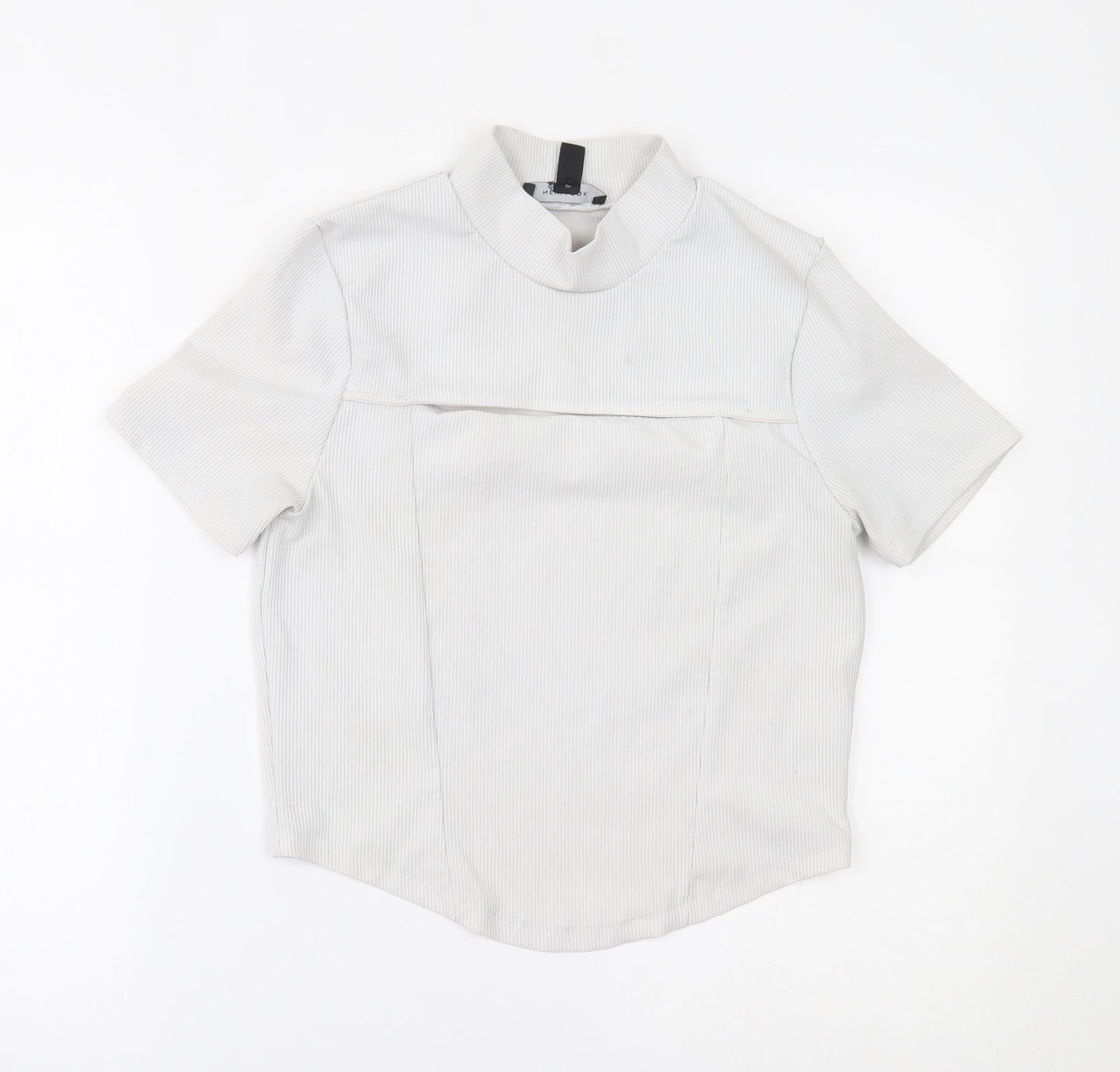 Womens UK Size 12 New Look White Basic Blouse