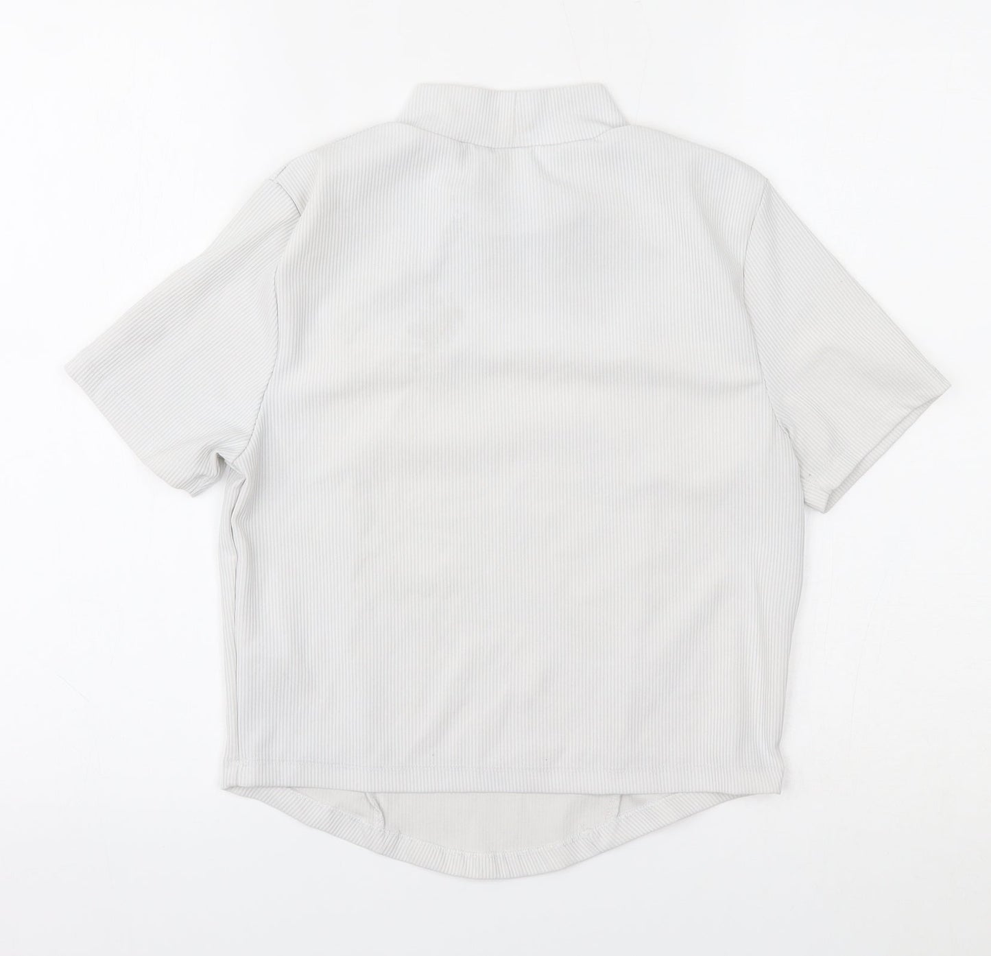 Womens UK Size 12 New Look White Basic Blouse