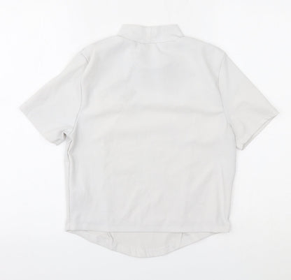 Womens UK Size 12 New Look White Basic Blouse