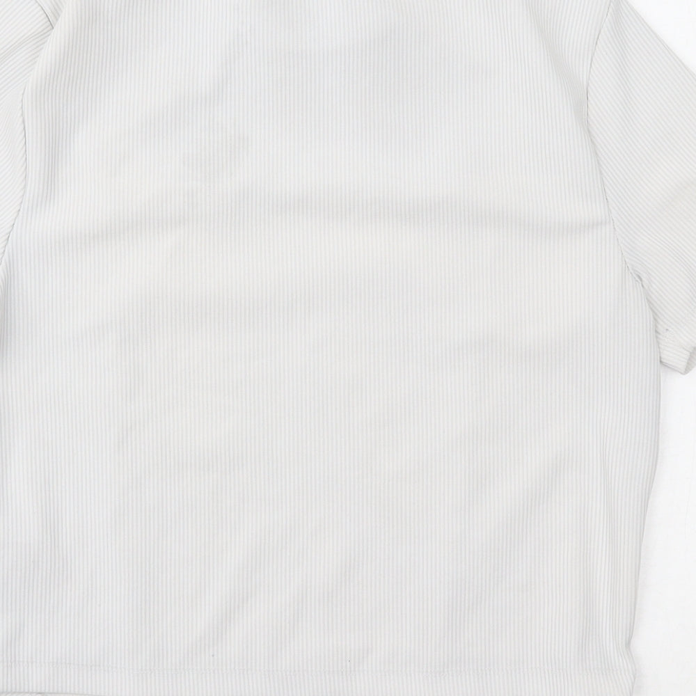 Womens UK Size 12 New Look White Basic Blouse