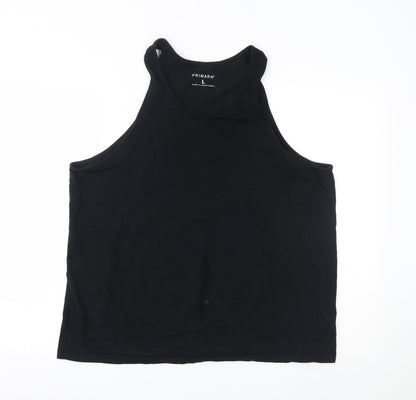 Primark Womens Black   Basic Tank Size L
