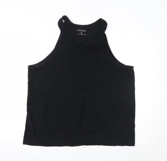 Primark Womens Black   Basic Tank Size L