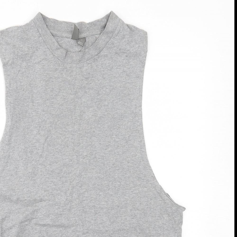 Womens UK Size M ASOS Green Basic Tank