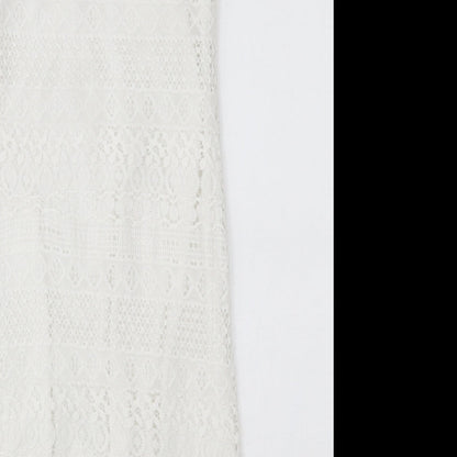 Primark Womens White   A-Line  Size 6
