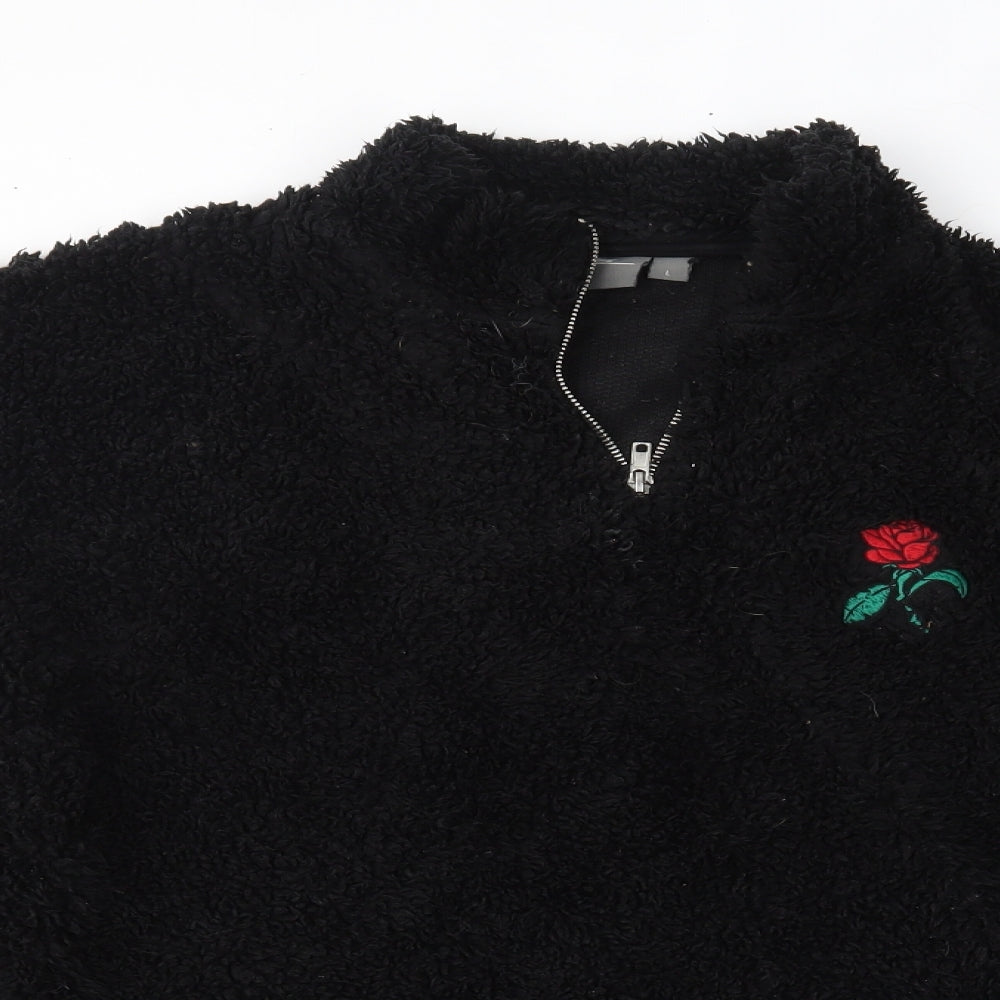 Womens UK Size L ASOS Black Pullover Jumper
