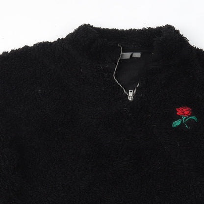 Womens UK Size L ASOS Black Pullover Jumper
