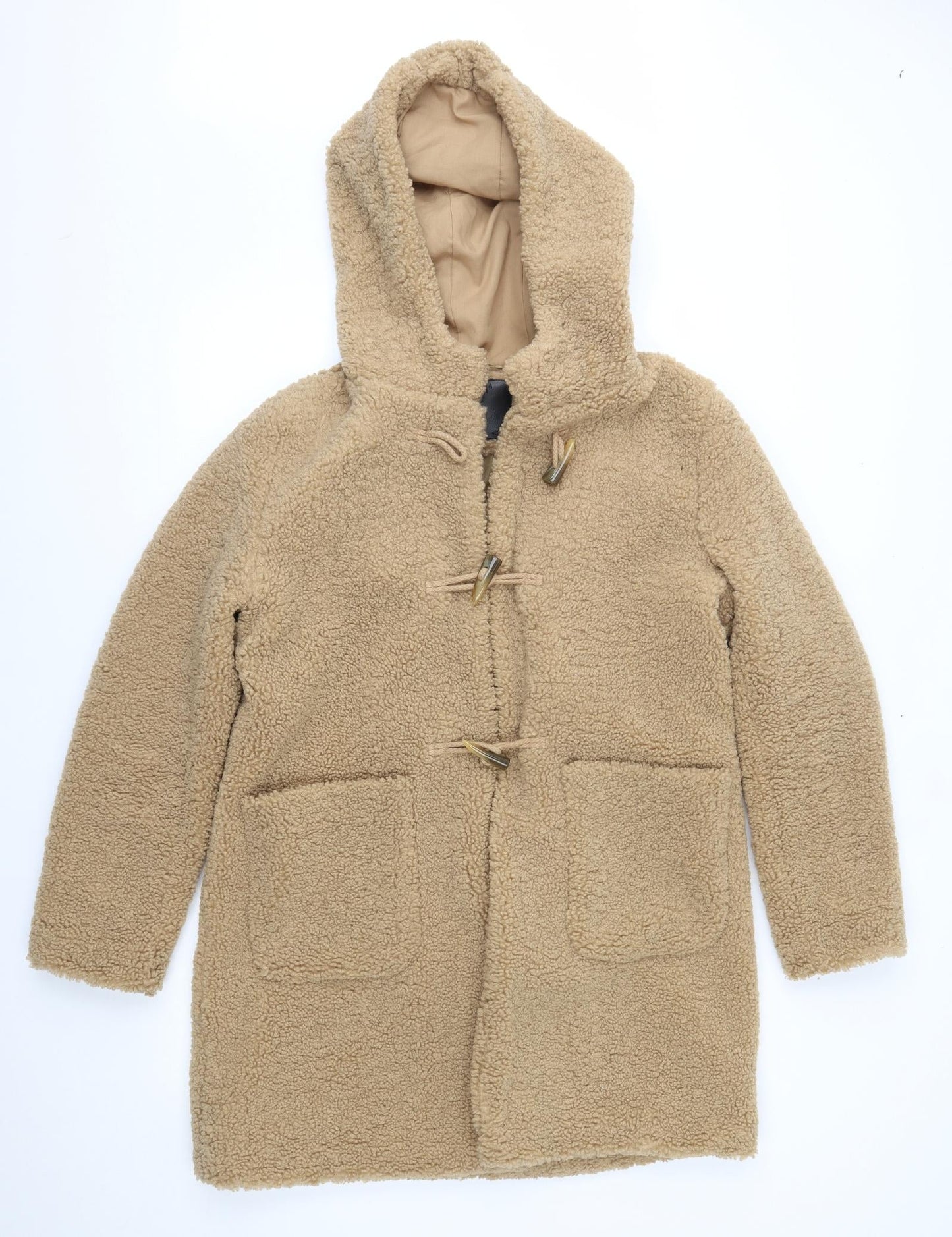 Womens UK Size 12 Papaya Brown Overcoat