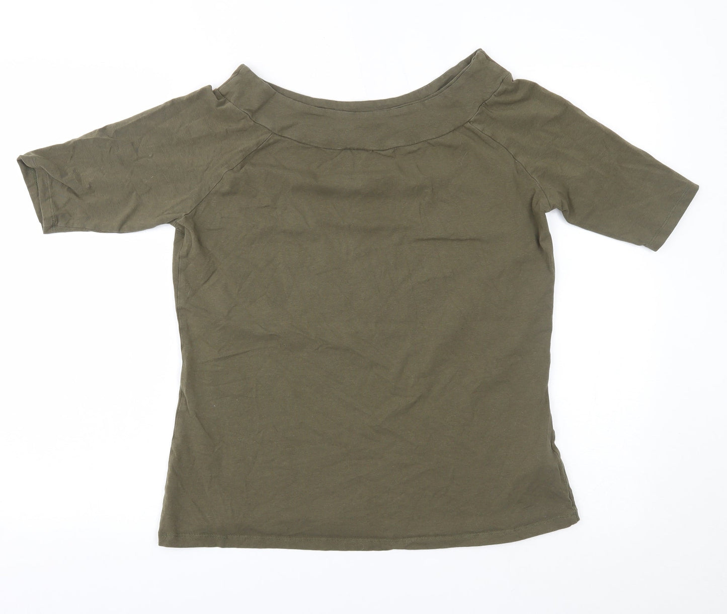 Womens UK Size 16 LABEL BE Green Basic Blouse