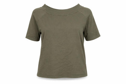Womens UK Size 16 LABEL BE Green Basic Blouse