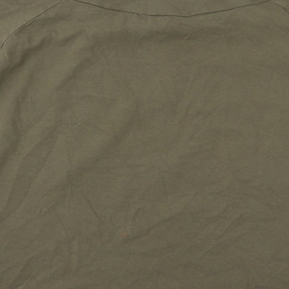 Womens UK Size 16 LABEL BE Green Basic Blouse