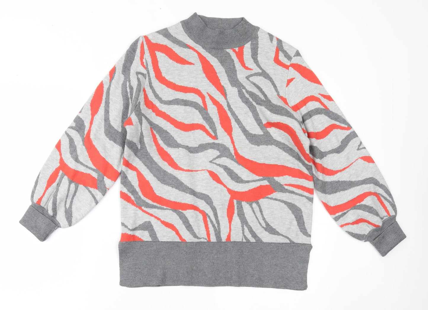 Womens UK Size M Marks and Spencer Grey Pullover Sweatshirt