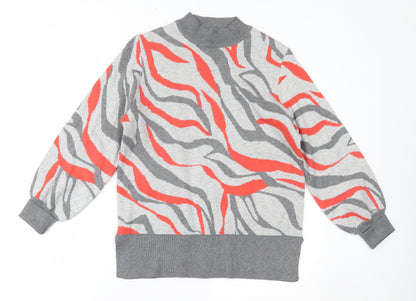 Womens UK Size M Marks and Spencer Grey Pullover Sweatshirt