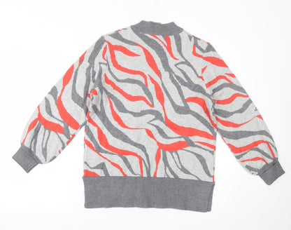 Womens UK Size M Marks and Spencer Grey Pullover Sweatshirt