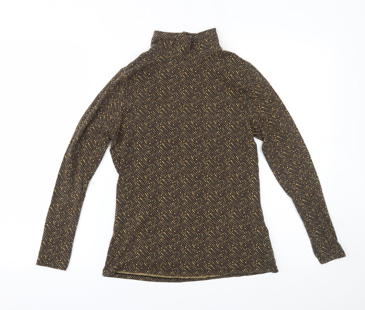 Womens UK Size 10 Marks and Spencer Brown Basic Blouse